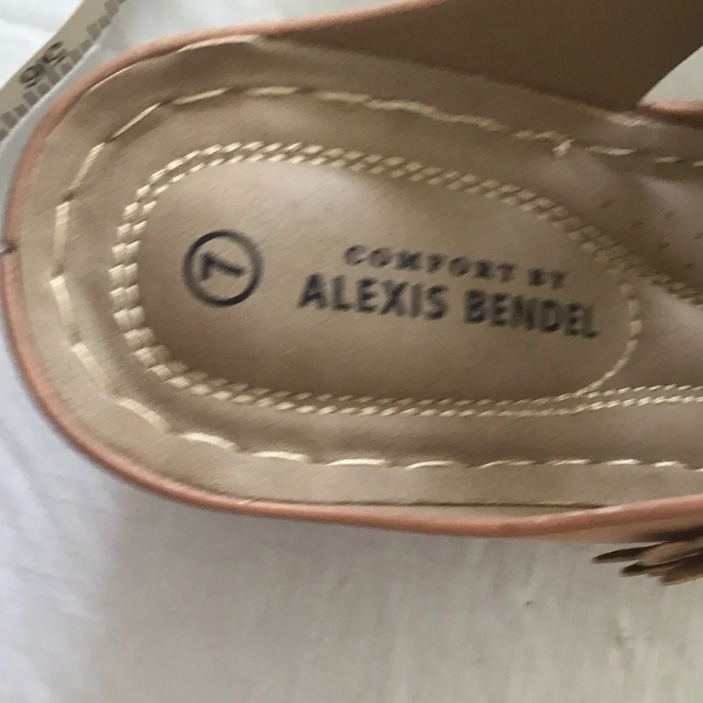 Tan Wedge Sandals